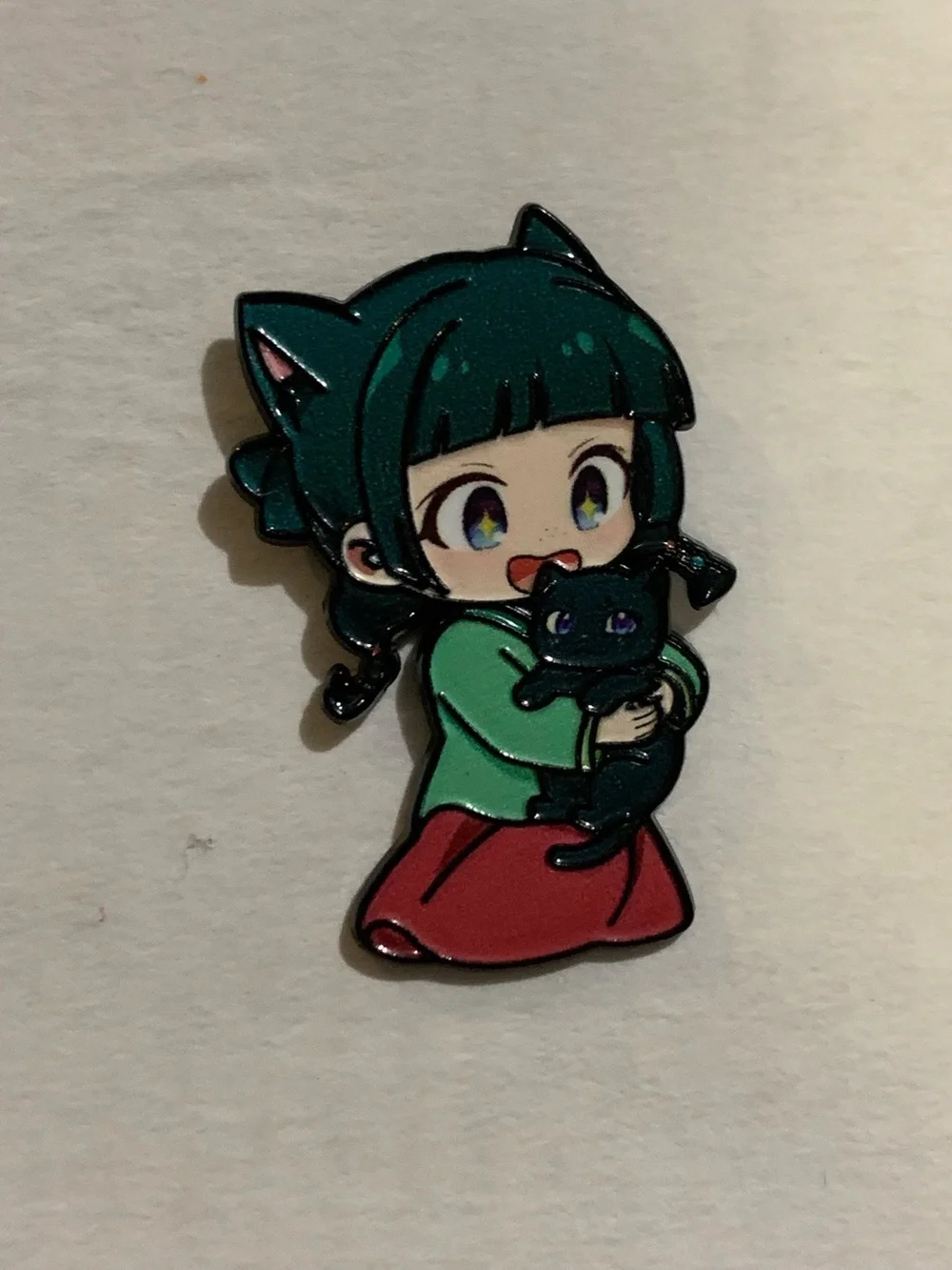 Maomao Enamel Pin with Black Cat - The Apothecary Diaries Anime